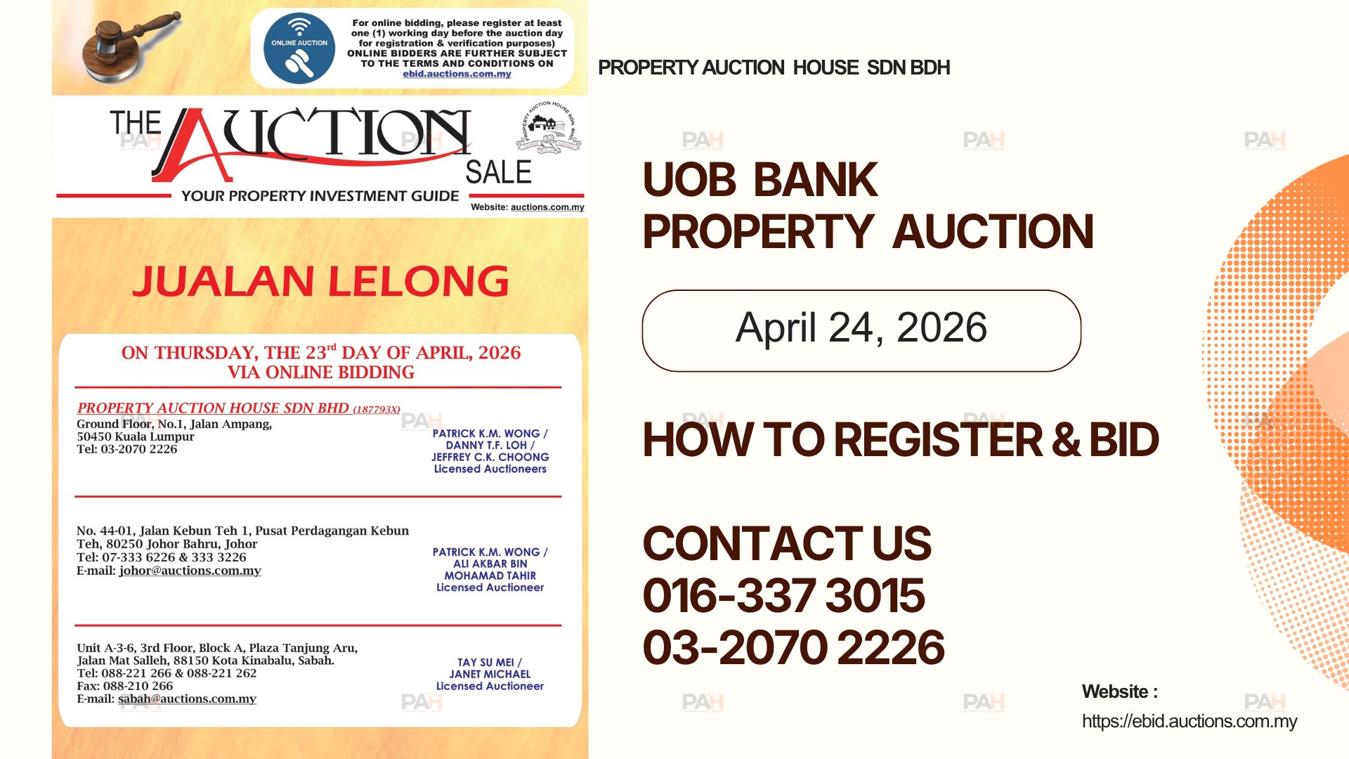 Exclusive UOB Bank Online Property Auction