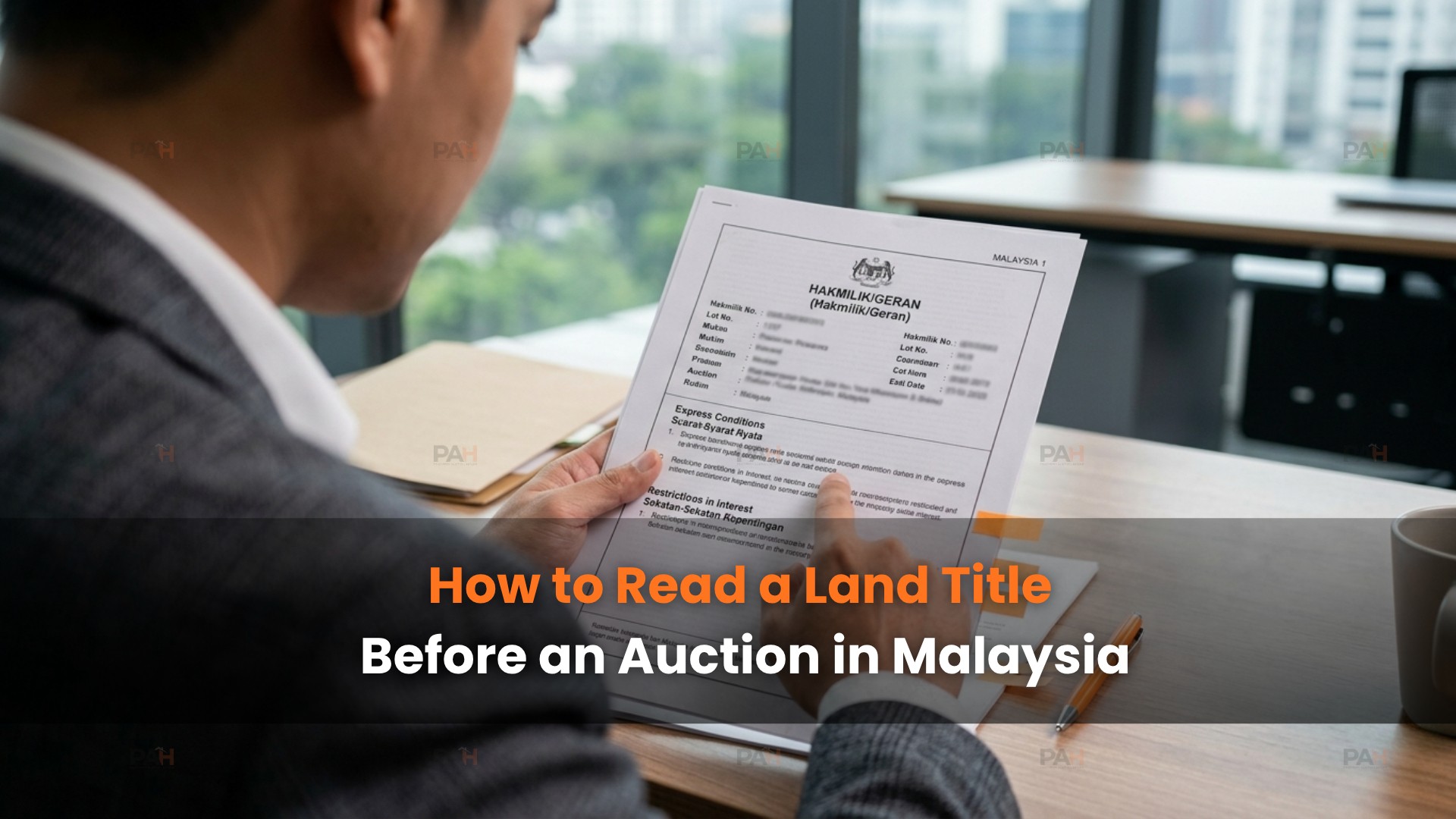 How to Read a Land Title Before an Auction in Malaysia