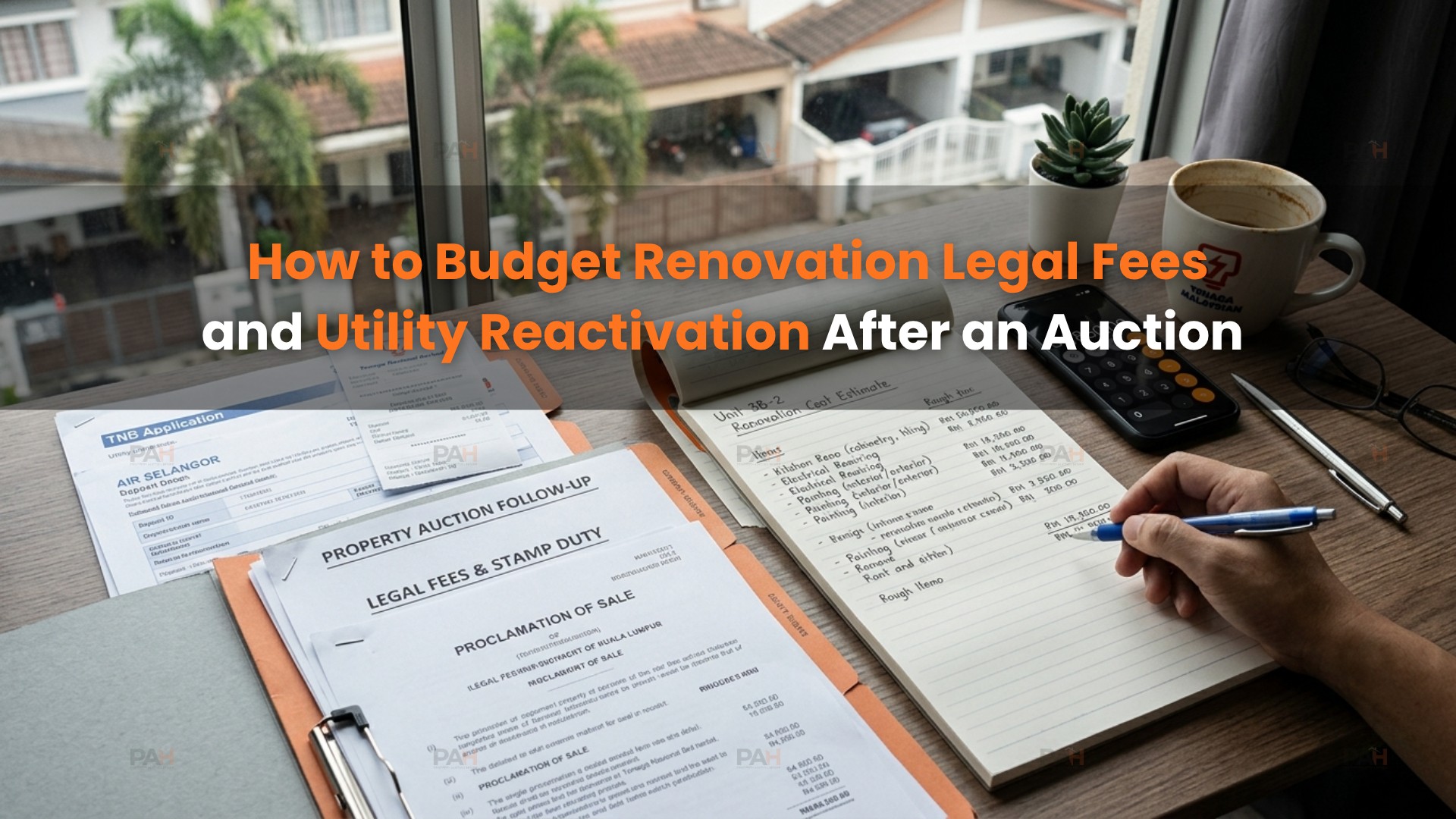 How to Budget Renovation, Legal Fees, and Utility Reactivation After an Auction in Malaysia